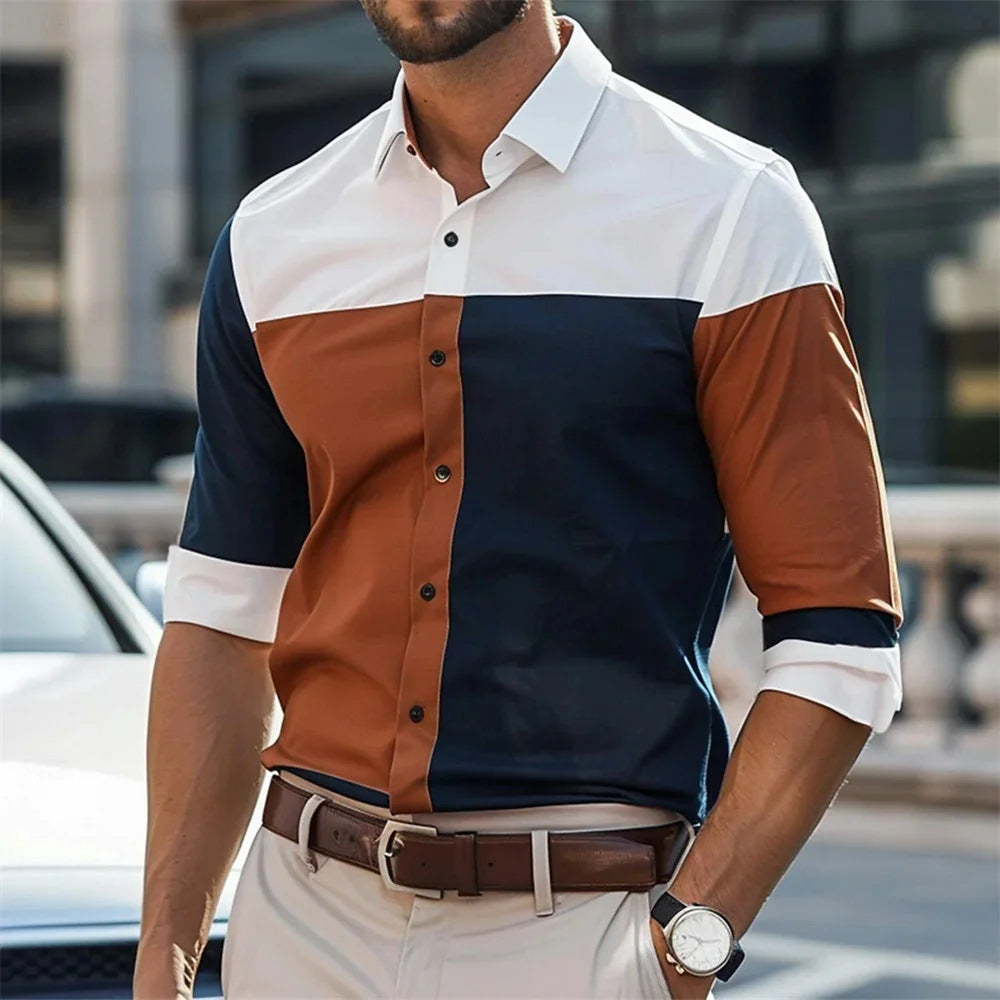 Men's Single Breasted All-Matching Shirt