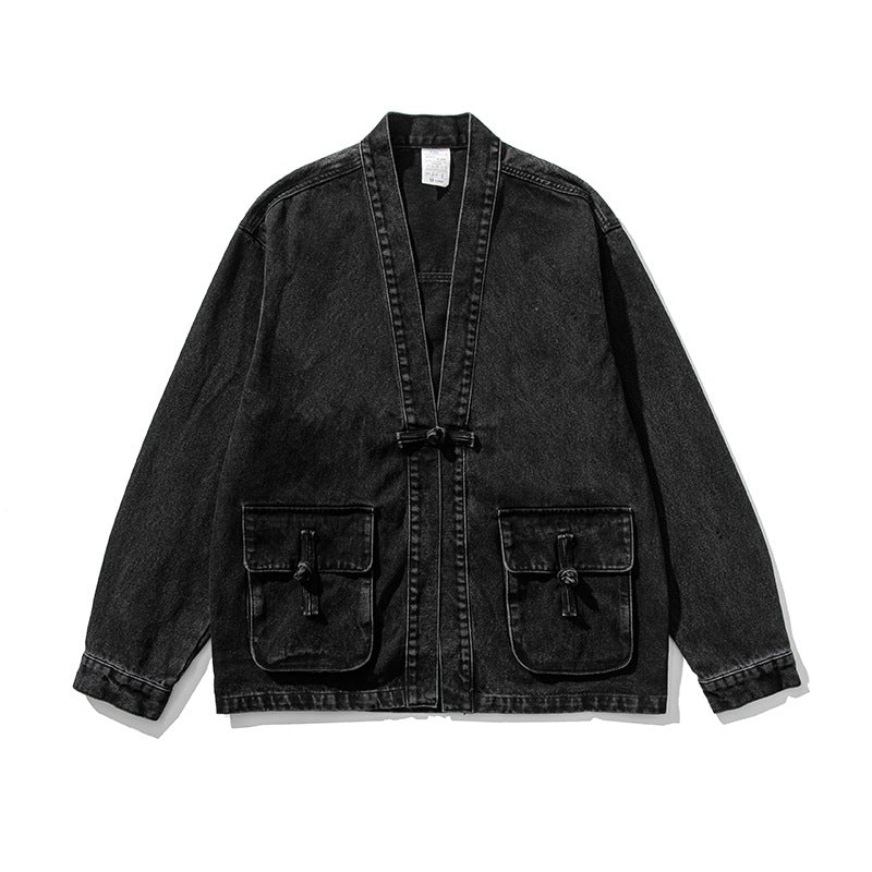 Japanese Style Vintage Denim Jacket