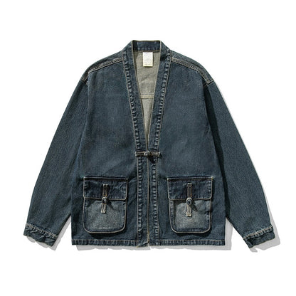 Japanese Style Vintage Denim Jacket