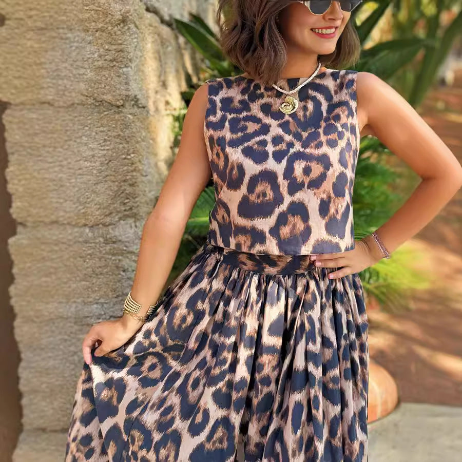 Leopard Two-Piece Set